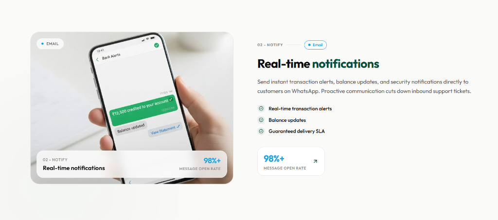 Real-time Banking Transaction Notifications